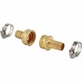 Best Garden 5/8 In. Brass Heavy-Duty Hose Mender GB9412-5/8+GB9411-5/8